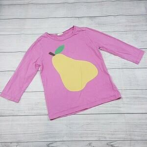 9/10 Mini Boden Pear Long Sleeve Tee
